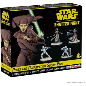 Star Wars Shatterpoint Plans and Preparation SQUAD PACK - Tabletop Miniatures Game, Strategy Game for Kids and Adults, Ages 14+, 2 Players, 90 Minute Playtime, Made by Atomic Mass Games