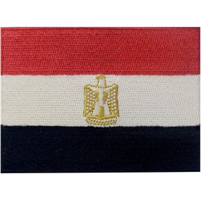 Egypt Flag Embroidered Patch Egyptian Arab Iron On Sew On National Emblem