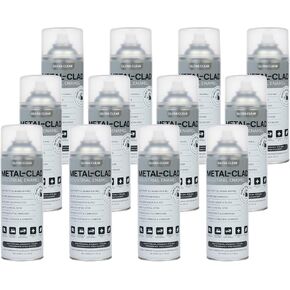 Paints For Industry Industrial Enamel, Aerosol Spray Paint - Steel Metal Iron Machinery - Case of 12 (Semi-Gloss Black) 8-S-1722CS