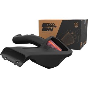 K&N Cold Air Intake Kit: Increase Acceleration & Towing Power, Guaranteed to Increase Horsepower up to 14HP: Compatible with 5.0L, V8, 2015-2019 Ford F150, 77-2591KP