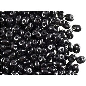 Matubo Superduo Beads 2.5x5mm -Jet -22.5 غرام أنبوب