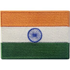 India Flag Embroidered Emblem Indian Iron On Sew On National Patch