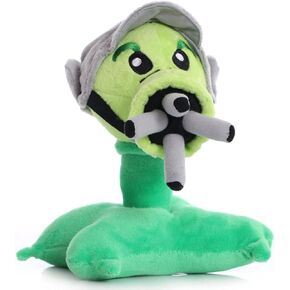 jhesao 8 "النباتات والزومبيز الزومبي PVZ 1 2 حشو دمية ناعمة Gatling Pea Shooter New New