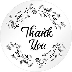 MaxGear 2 Inch Round Thank You Stickers 240 Pcs, Kids Clothing Labels Self-Stick No-Iron 90 Pcs