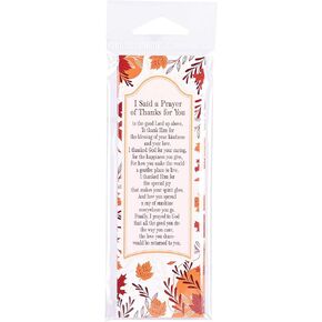 Dicksons BKM-3199 I Said A Prayer of Thanks for You Floral 5 Inch Paper Place Keeper Bookmark Pack of 12