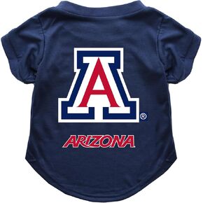 Littlearth Unisex-Adult NCAA Arizona Wildcats Pet T-Shirt, Team Color, Medium