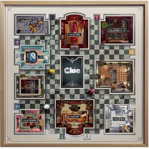 WS Game Company Clue Luxe Edition مع خزانة خشبية مابل صلبة