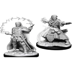 Wizkids D & D Nolzurs Marvelous Upainted Ministures: الموجة 11: المعالج البشري الذكور
