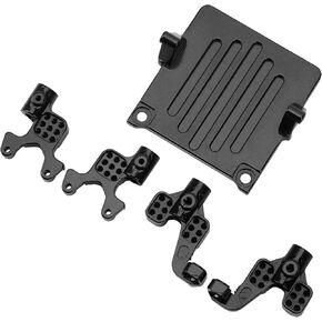 Vgeby RC Car Shock Towers مجموعة مستقبلة رف صدمة امتصاص قوس متوافقة مع SCX24 90081 1/24 RC CAR