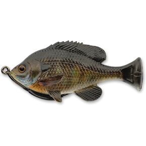 Savage Gear 3D Pulse Tail Bluegill LB 4 بوصة| جسم فضفاض مع خطاف مرجعي | طعم ناعم | لمسة نهائية مطبوعة بالصور| خطاف واحد بجسدين | طعم مياه طازج | طعم سباحة | طعم مغطس