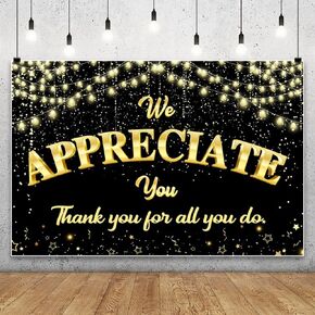نقدر لك شعار 59x39.3 بوصة شكرًا لك على كل ما تقوم به Do Banner Fabric Mosture Retirement Decor
