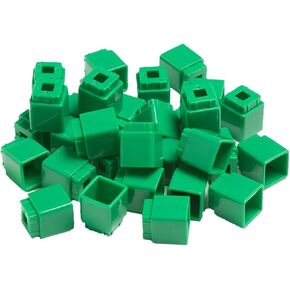 Didax Educational Resources Unifix Cubes, Green, Set of 100
