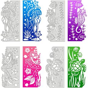 GLOBLELAND 2Pcs Coconut Tree Cutting Dies Metal Frame Die Cuts Embossing Stencils Template for Paper Card Making Decoration DIY Scrapbooking Album Craft Decor