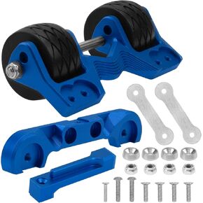 SHAREGOO METAL WHEELIE BAR مجموعة ترقيات أمامية للوقوف المتوافق مع TRAXXAS 1/10 MAXX RC Monster Truck (Blue)
