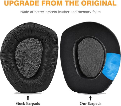 RS 175/HDR 175/TR 175 Replacement Ear Pads Upgrade Headphones Parts, Comfortable RS175 Earpads Cushions Compatible with Sennheiser RS175/RS185/RS195/RS165, HDR175/HDR185/HDR195/HDR165/TR175 Headphones in Kuwait