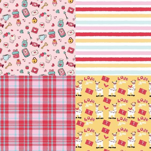 Happpy Valentine's Day Faith Love Theme Dot Scrapbook, DIY Album Scrapbook Paper, Greeting Card Making Background Paper Craft Supplies Painting Decoration Travel Diary Paper 6"x6" (Faith Love) in Saudi Arabia