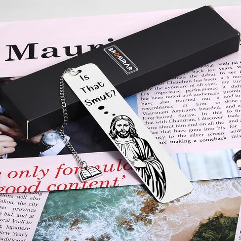 Is That Smutt Jesus Bookmark - Smutty Book Lovers Gifts, Marks for Reading Men, Bookish Items, Booktok Accessories, Reading Lovers Accessories, Jesus Merch, Christmas Bookmark for Readers in Saudi Arabia
