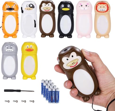 KunHe 4 Pack Stocking Stuffers Christmas Gifts Kids Small Mini LED Flashlight Camping Essentials for KidsToddlers Lantern Flashlight Cute Flashlight Girls Boys Gift to Christmas in Kuwait