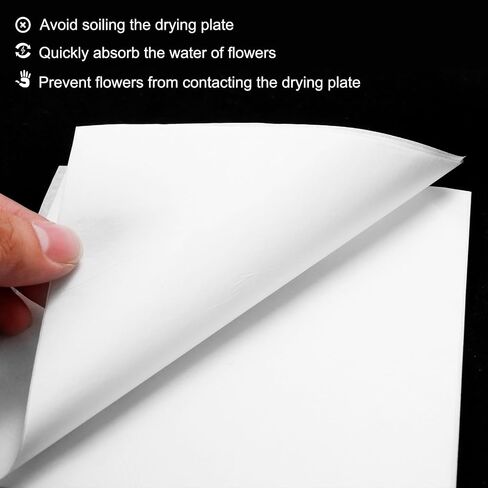 PATIKIL 6"x6" Flower Press Paper, 10 Sheet Reusable Blotting Paper for DIY Art Handicraft Scrapbook in Saudi Arabia