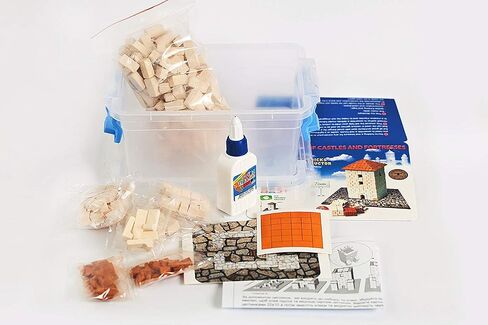 Toy Eagle Nest Castle Educational Gift Construction Set, Real Plaster Bricks, Gypsum Reusable Building Kit, 870 Piece in Saudi Arabia
