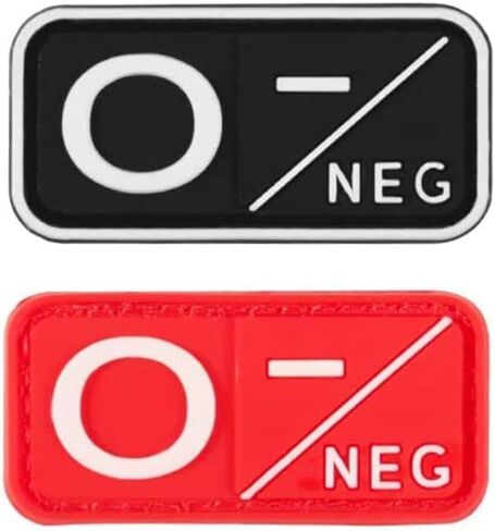 Blood Type Patch 3D PVC Rubber A+ B+ AB+ O+ Positive A- B- AB- O- Negative Rubber Patch DIY Emblem Military Medic Morale Small Patches Medical Armband Badges in Saudi Arabia