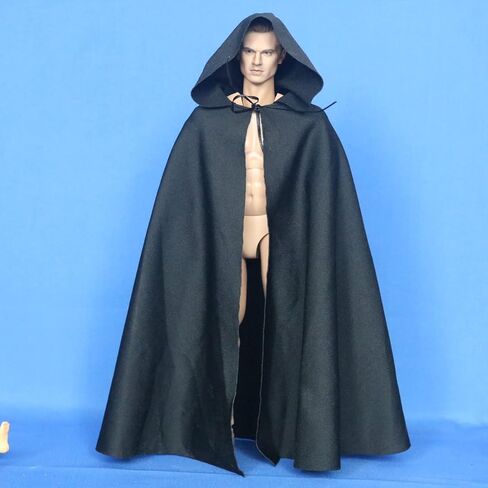 Ssbeauty M 1: 6 مقياس Medival Knights Soldier Cloak Cloak Cape مقنعين لـ 12 "Phicen tbleague الأنثى من الذكور الجسدية in Kuwait