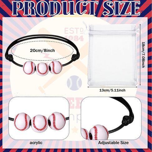 72 PCS Baseball Party Favors Sports Goodie Gifts Figs Favors تشمل 24 أقلامًا من أقلام كرة الكرة ، و 24 أساور مع أكياس أورجانية لأحداث موسم البيسبول. in Saudi Arabia