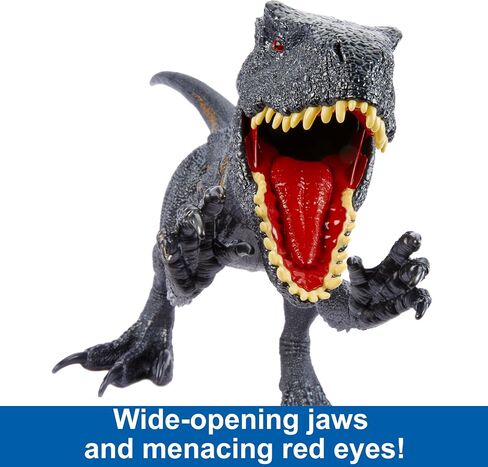Mattel Jurassic World: Fallen Kingdom Dinosaur Action Figure, Large Indoraptor Dino Toy with Eating Feature, 3 Feet in Saudi Arabia