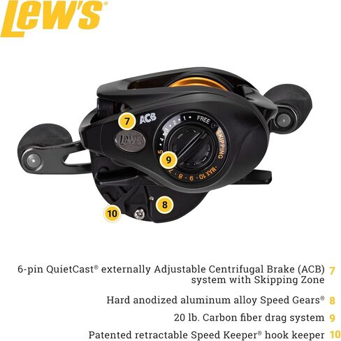 Lew's Pro S&P Speed Spool SLP 8.3:1 Baitcast Reel Left H in Kuwait