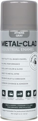 Paints For Industry Industrial Enamel, Aerosol Spray Paint - Steel Metal Iron Machinery - Case of 12 (Semi-Gloss Black) 8-S-1722CS in Saudi Arabia