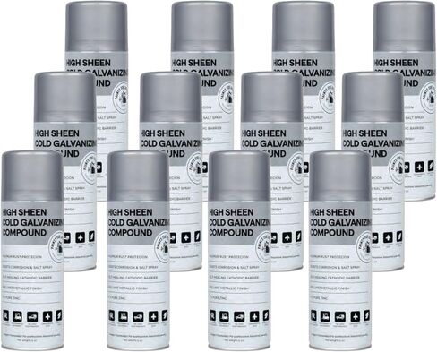 Paints For Industry Industrial Enamel, Aerosol Spray Paint - Steel Metal Iron Machinery - Case of 12 (Semi-Gloss Black) 8-S-1722CS in Saudi Arabia
