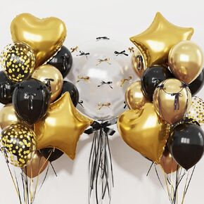 Pearl Balloons Bobo Heart Balloons, 22 18 12 In Pearl White Sand Cream Clear Balloon Bubbles Birthday Decorations for Bride Women, Pearlescent Ivory Beige Heart Shape Foil Balloon for Wedding Baptism