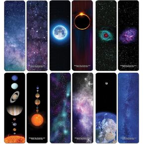 سلسلة مرجعية Creanoso Galaxy Series 2 (30 حزمة)-بطاقات الإشارات والكواكب الفريدة والفريدة الفريدة-هدايا تخزين متميزة للرجال والنساء والكبار والمراهقين-هدايا العلوم