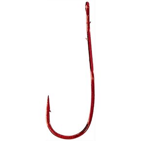 Mustad Slow Death Aberdeen Hook, Special Bent Shank - Red 4