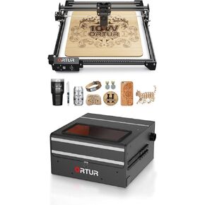 Ortur Laser Master 2 S2 LU2-10A, 10W Output Power Laser Engraver and Cutter and Laser Engraver Enclosure