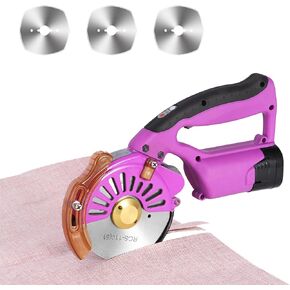 BAOSHISHAN Electric Fabric Rotary Cutter + 3 Pcs Blade