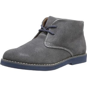 Florsheim Kids Quinlan JR Chukka Boot (Little Kid/Big Kid), Gray/Black Sole, 3 M US Little Kid
