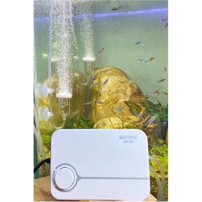 Boxtech Aquarium Bundle- مضخة هواء 3W+ اثنان من حجر الهواء النانو