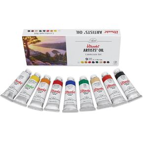 Utrecht Artists' Oil Paint - Set of 9, Landscape Colors, 37 ml