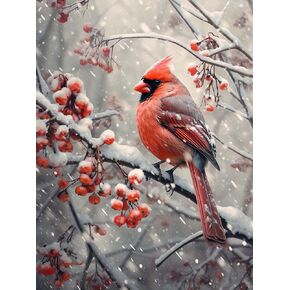 Reofrey DIY Diamond Art Kits for Adults Bird, Animals Full Drill Round Rhinestone Diamond Painting Kits, Cross Stitch Embroidery Canvas for Crafts Home Wall Decor 30x40cm