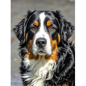 Ipissoi Bernese Mountain Dog Diamond Painting DIY KITS 5D Diamond Art Full Round Round Rhinestone Crystal by Number Stitch Handmade Arts and Wrabin