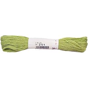 Olympus Kogin Sashiko Thread - Taragon Light Green # 251 - التطريز الياباني واللحف