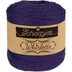 Scheepjes Yarn Whirlette - Luxurious Açai Berry (888) - 100g Cotton & Acrylic Blend for Knitting & Crocheting