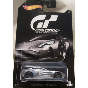 Hot Wheels 2016 Gran Turismo Aston Martin One-77 6/8, Silver