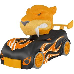 Knuckle Headz Head Poppin 'Shot Quick Shot Pull Crash Derby Race Car - Fang the Saber Toother Tiger
