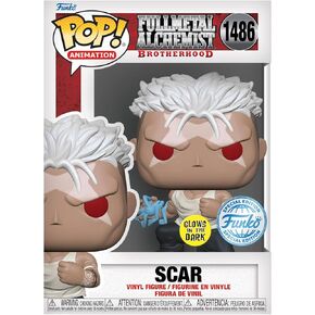 Funko Fullmetal Alchemist Brotherhood Scar 1486 Glow in the Dark Exclusive
