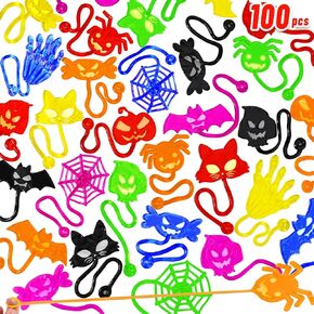 100pcs Halloween Licky Hands Party Treats for Kids - ألعاب كبيرة لأكياس Goodie ، حشوات سلة ، حشو الحلوى ، جوائز تبادل الفصول الدراسية