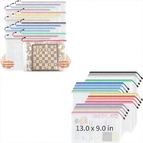 حزمة حقيبة umriox zipper (16pcs 16.9x12.4 في و 16pcs 9.5x7.1 في)