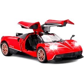 1/32 محاكاة سبيكة الزنك يلعب لعبة ألعاب لعبة Dream's Dream Toys Super Sports مع إضاءة رائعة وموسيقى ديناميكية عيد ميلاد مثالي وهدايا رأس السنة الجديدة للبنين - الأصفر