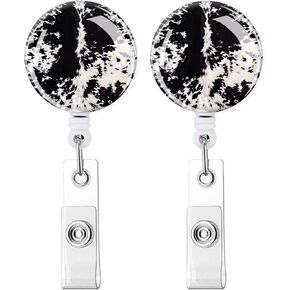 2 حزمة قابلة للسحب شارة شارة لطيف شارة شارة كليب حاملي بطاقة هوية لمكتب طالب عامل المعلم الممرضة (الذئب) in Kuwait